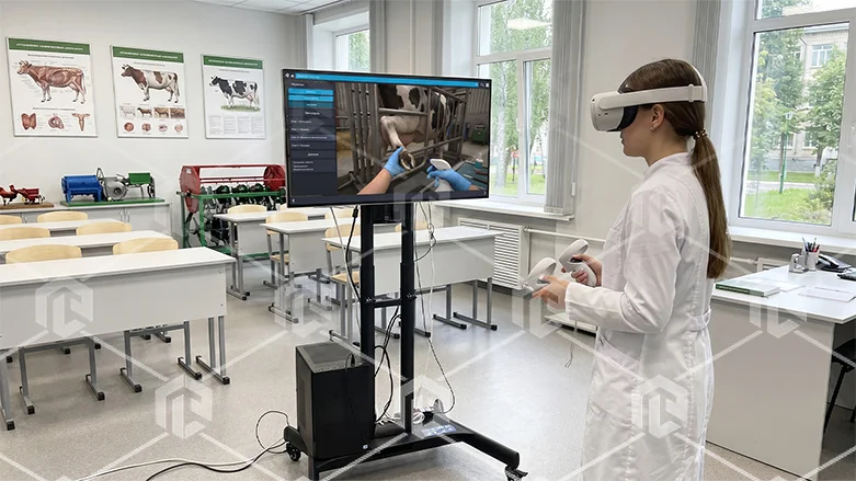 Процедурный VR тренажер КРС