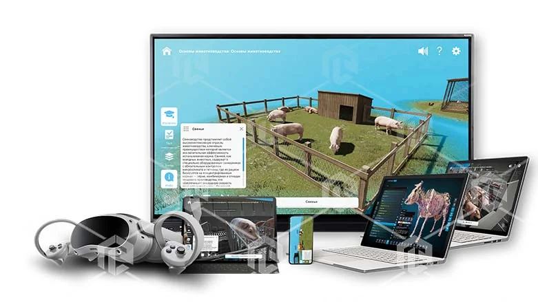 3D пособие Познание Животноводство
